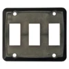Diamond Group® - Triple Oblong Face Plate For Multi Purpose Switches (3.25" X 2.74")