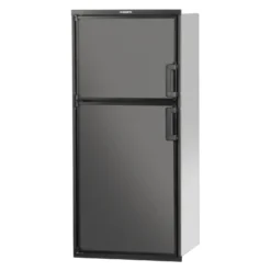 Dometic RV® - Americana 2™ DM2672 6 Cu Ft Gray Right Hand AC/DC Built-In Double Door RV Refrigerator & Freezer