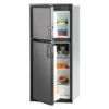 Dometic RV® - Americana 2™ DM2672 6 Cu Ft Gray AC/DC Built-In Double Door RV Refrigerator & Freezer With Fan