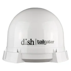 King® - Tailgater™ White Portable 1 Receiver Satellite Tv Antenna And Wally Receiver Bundle -Magma Store dt4450 3