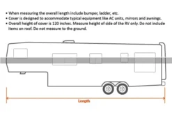 Eevelle® EXA3337 - Expedition™ Class A Motorhome Cover (Gray, Up To 33') -Magma Store expedition rv cover a class 15 5