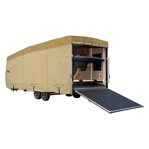 Eevelle® EX2TH2526T - Expedition™ S2 Toy Hauler Trailer Cover (Tan, Up To 26') 1 Eevelle® EX2TH2526T - Expedition™ S2 Toy Hauler Trailer Cover (Tan, Up To 26')