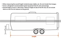 Eevelle® EX2TT2122T - Expedition™ S2 Travel Trailer Cover (Tan, Up To 22.5') -Magma Store expedition s2 polypropylene tan trailer cover 17 1
