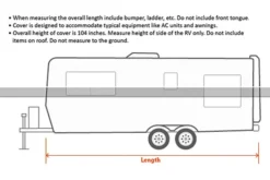 Eevelle® EX2TT1718T - Expedition™ S2 Travel Trailer Cover (Tan, Up To 18.3') -Magma Store expedition s2 polypropylene tan trailer cover 17