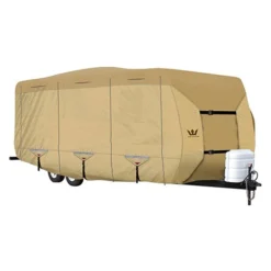 Eevelle® EX2TT1718T - Expedition™ S2 Travel Trailer Cover (Tan, Up To 18.3')