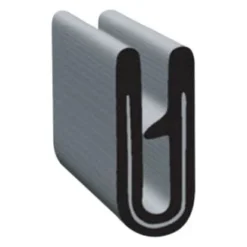 Clean Seal® G7038-50 - 50' Black EPDM Sponge Rubber Door/Window U-Seal