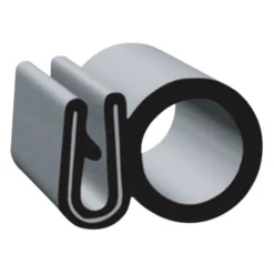 Clean Seal® - Universal 50' Black EPDM Sponge Rubber Door/Window Single Bulb Seal -Magma Store g7056 50