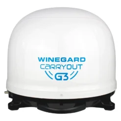 Winegard® GM-9000 - Carryout G3™ White Portable 2 Receivers Satellite TV Antenna