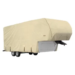 Eevelle® GLRVFW3032T - Goldline™ 5th Wheel Trailer Cover (Tan, Up To 32')