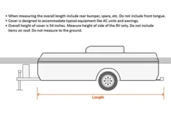 Eevelle® GLRVPU1618T - Goldline™ Pop-Up Trailer Cover (Tan, Up To 18') -Magma Store goldline pop up camper cover tan 11 4