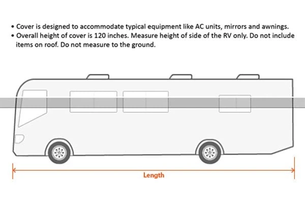 Eevelle® GLRVA1820T - Goldline™ Class A Motorhome Cover (Tan, Up To 20') 19 Eevelle® GLRVA1820T - Goldline™ Class A Motorhome Cover (Tan, Up To 20') - Image 19