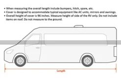 Eevelle® GLRVB3234T - Goldline™ Class B Motorhome Cover (Tan, Up To 34') -Magma Store goldline rv cover b class tan 18