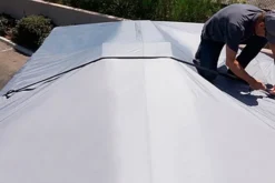 Eevelle® GLRVTT1214G - Goldline™ Travel Trailer Cover (Gray, Up To 14.4') -Magma Store goldline travel trailer cover gray 3