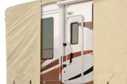 Eevelle® GLRVTT2830T - Goldline™ Travel Trailer Cover (Tan, Up To 30.4') -Magma Store goldline travel trailer cover tan 2 3