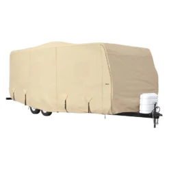 Eevelle® GLRVTT4446T - Goldline™ Travel Trailer Cover (Tan, Up To 46.4')
