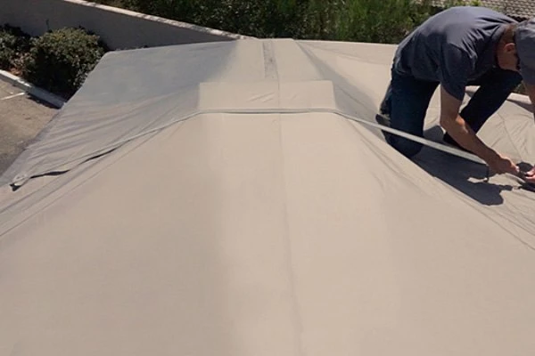 Eevelle® GLRVTT4446T - Goldline™ Travel Trailer Cover (Tan, Up To 46.4') 3 Eevelle® GLRVTT4446T - Goldline™ Travel Trailer Cover (Tan, Up To 46.4') - Image 3