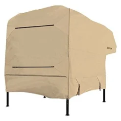 Eevelle® GLRVTC0810T - Goldline™ Truck Camper Cover (Tan, Up To 16') -Magma Store goldline truck camper cover tan 2