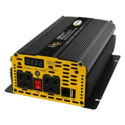Go Power® - 1000W 12 DC 120 AC Modified Sine Wave HD Power Inverter With Remote Input