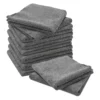 Rixxu™ GRYMICROTWL-10 - Microfiber Gray All Purpose Towels, 10 Pieces
