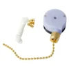 Gardner Bender® - Single SPDT Off/On/On Brass Circuit Pull-Chain Switch