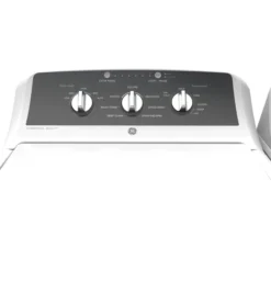 GE Appliances® - 4.2 Cu. Ft. Capacity Washer With Stainless Steel Basket -Magma Store gtw525acpwb 4