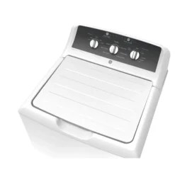 GE Appliances® - 4.2 Cu. Ft. Capacity Washer With Stainless Steel Basket -Magma Store gtw525acpwb 9