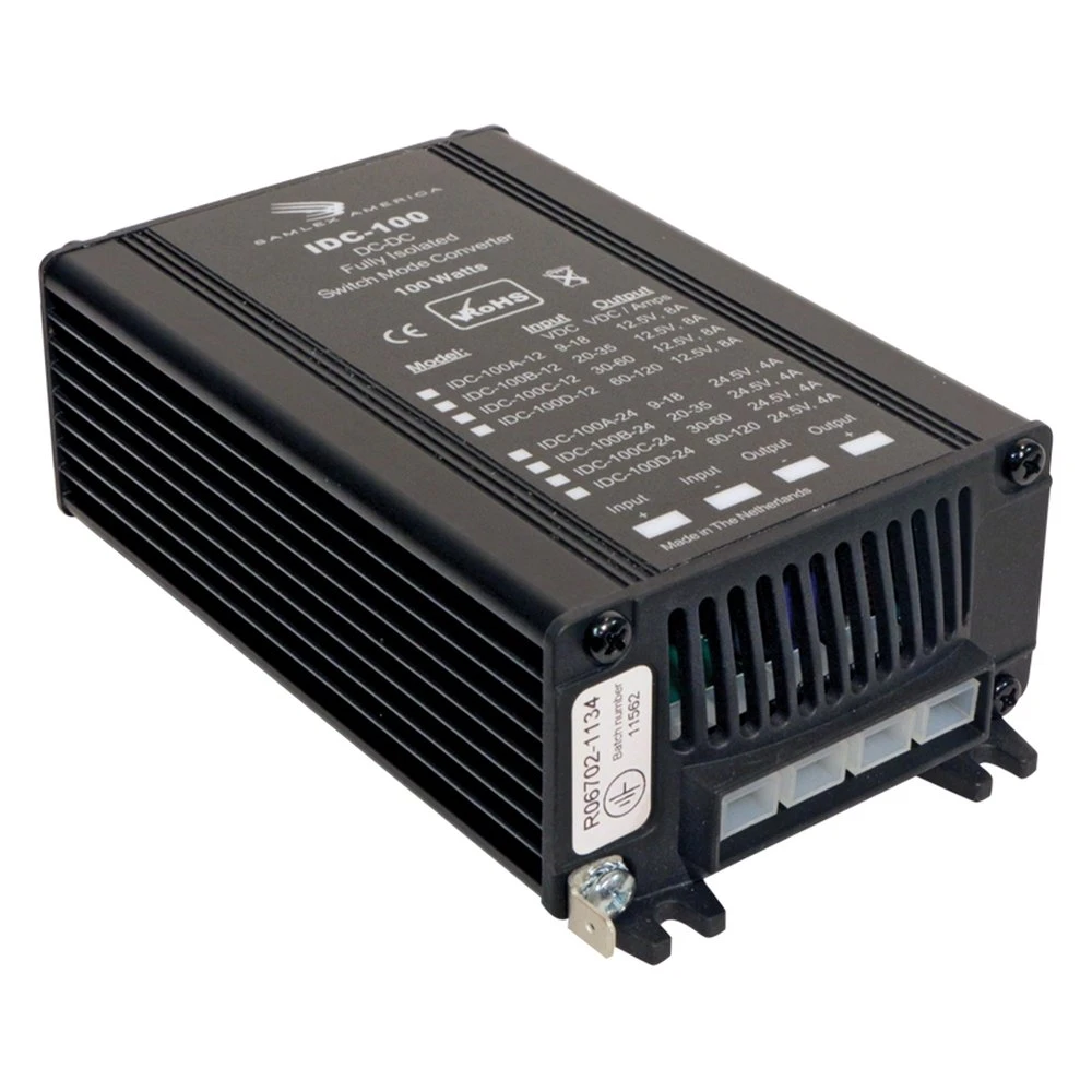 Samlex® IDC-100A-12 - IDC Series 9 - 18 DC To 12.5 DC 8A Isolated Step Down Converter 1 Samlex® IDC-100A-12 - IDC Series 9 - 18 DC To 12.5 DC 8A Isolated Step Down Converter