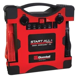 Goodall® JP-12-5000T - Start-All™ 12 V Portable Jump Starter With Flashlight 1 Goodall® JP-12-5000T - Start-All™ 12 V Portable Jump Starter With Flashlight