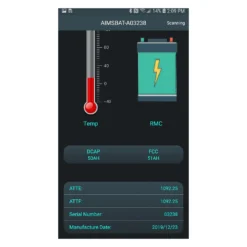 AIMS Power® - 12V 100Ah LiFePO4 Lithium Iron Phosphate Battery With Bluetooth Monitoring -Magma Store lfp12v100b 9