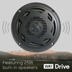 Way Interglobal® - Drive™ 6" Bluetooth RV/Marine Speaker -Magma Store m600bt 3