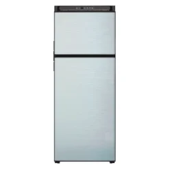 Norcold® N10DCSSR - Polar™ 10 Cu Ft Stainless Steel Right Hand AC/DC Built-In Double Door RV Refrigerator & Freezer