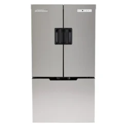 Norcold® - Polar Elite™ 15 Cu Ft Stainless Steel AC/DC Built-In French Door RV Refrigerator & Freezer