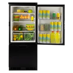 Norcold® - N2000 Series 6.2 Cu Ft Black DC Built-In Double Door RV Refrigerator & Freezer -Magma Store n2175bpr 5 scaled