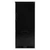 Norcold® - N2000 Series 6.2 Cu Ft Black DC Built-In Double Door RV Refrigerator & Freezer