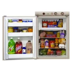 Norcold® N305.3R - N Series 2.7 Cu Ft Beige Right Hand AC/DC/LP Gas Built-In Compact Single Door RV Refrigerator & Freezer