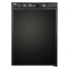 Norcold® N306R - N Series 2.7 Cu Ft Black Right Hand AC/DC Built-In Compact Single Door RV Refrigerator & Freezer