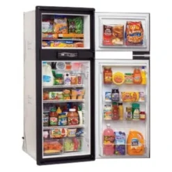 Norcold® - Polar™ 10 Cu Ft Stainless Steel AC/DC/LP Gas Built-In Double Door RV Refrigerator & Freezer -Magma Store na10lxl 2 1