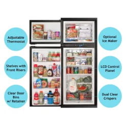 Norcold® NA10LXL - Polar™ 10 Cu Ft Stainless Steel Left Hand AC/DC/LP Gas Built-In Double Door RV Refrigerator & Freezer 10 Norcold® NA10LXL - Polar™ 10 Cu Ft Stainless Steel Left Hand AC/DC/LP Gas Built-In Double Door RV Refrigerator & Freezer -Magma Store na10lxl 3 scaled