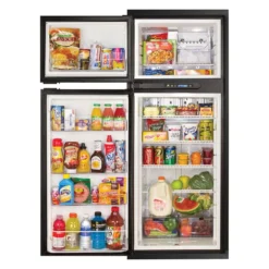 Norcold® - Polar™ 10 Cu Ft Stainless Steel AC/DC/LP Gas Built-In Double Door RV Refrigerator & Freezer -Magma Store na10lxr