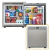 Norcold® NR751SS - NR Series 2.7 Cu Ft Stainless Steel Right Hand AC/DC/LP Gas Built-In Compact Single Door RV Refrigerator & Freezer
