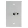 King® PB1000 - White Single TV Wall Plate