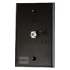 King® PB1001 - Black Single TV Wall Plate