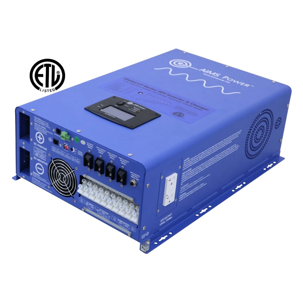 AIMS Power® - 12000W Pure Sine Inverter Charger With ETL Listed To UL 1741/CSA Standard 3 AIMS Power® - 12000W Pure Sine Inverter Charger With ETL Listed To UL 1741/CSA Standard - Image 3