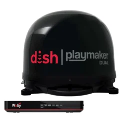 Winegard® PL8035R - Playmaker Dual ™ Black Portable 2 Receivers Satellite TV Antenna