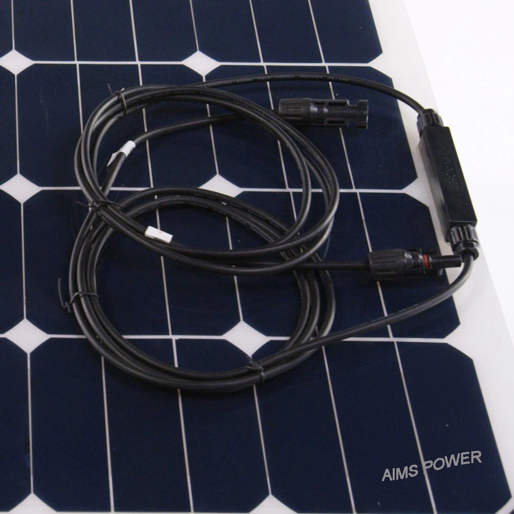 AIMS Power® - 60W Flexible Bendable Slim Monocrystalline Solar Panel 2 AIMS Power® - 60W Flexible Bendable Slim Monocrystalline Solar Panel - Image 2