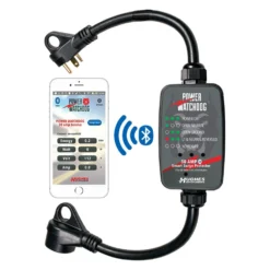 Hughes Autoformers® - Power Watchdog™ 30A Straight Male X 30A Straight Female Bluetooth Surge Protector