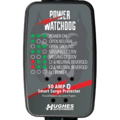 Hughes Autoformers® - Power Watchdog™ 50A Straight Male X 50A Straight Female Bluetooth Surge Protector -Magma Store pwd50 4