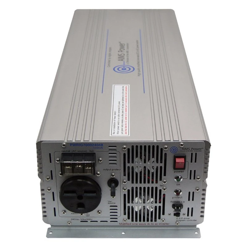 AIMS Power® - 48V DC To 240V AC Industrial Grade 50/60hz 7000W Power Inverter 1 AIMS Power® - 48V DC To 240V AC Industrial Grade 50/60hz 7000W Power Inverter