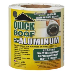 Cofair Products® QR625 - Quick Roof™ Silver Roll Tape (6"W X 25'L)