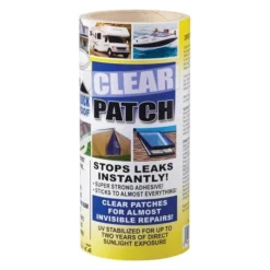 Cofair Products® QRCP86 - Quick Roof™ Multi-Purpose Clear Roll Tape (8"W X 6'L)